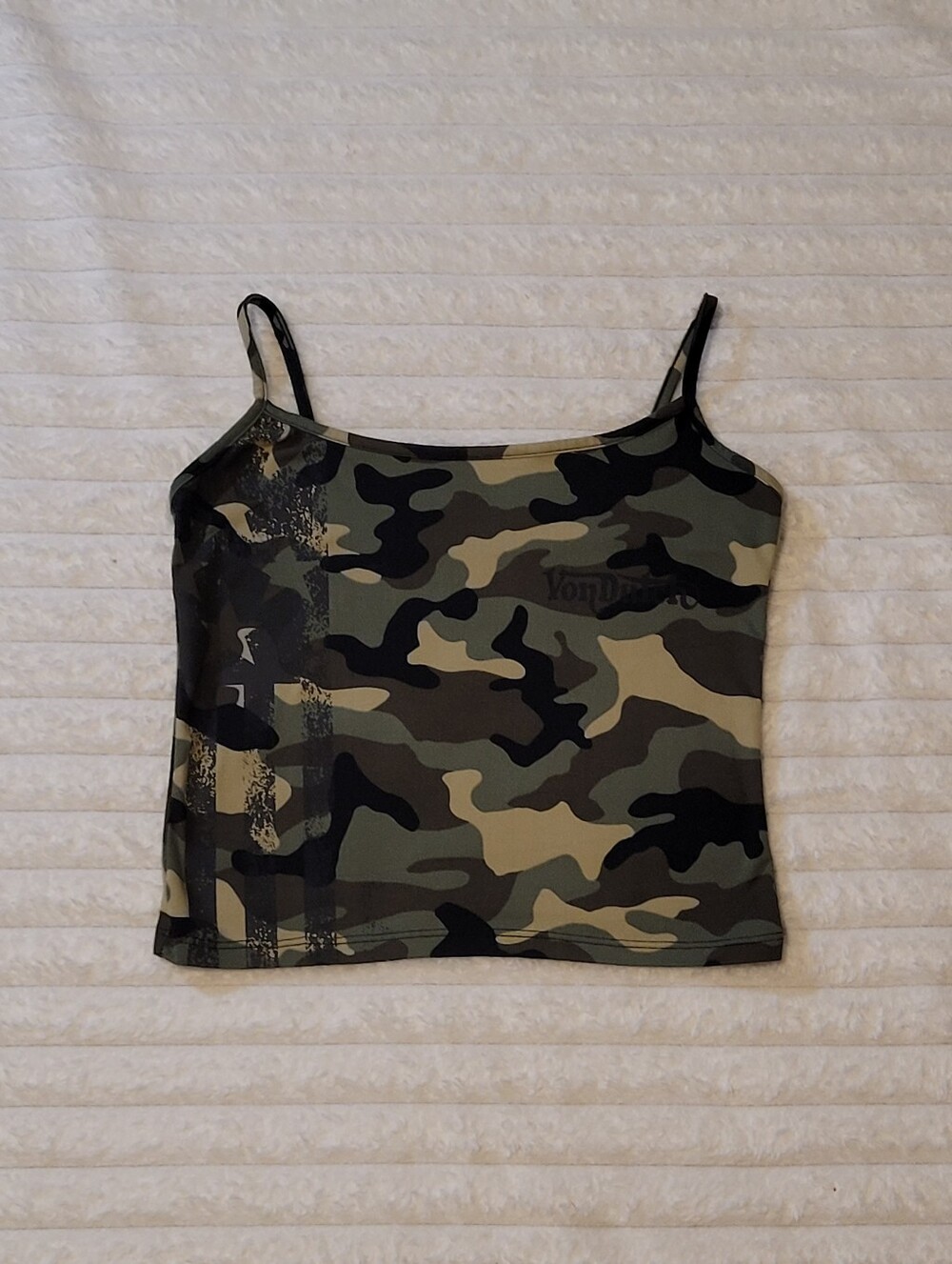Von Dutch camo tank